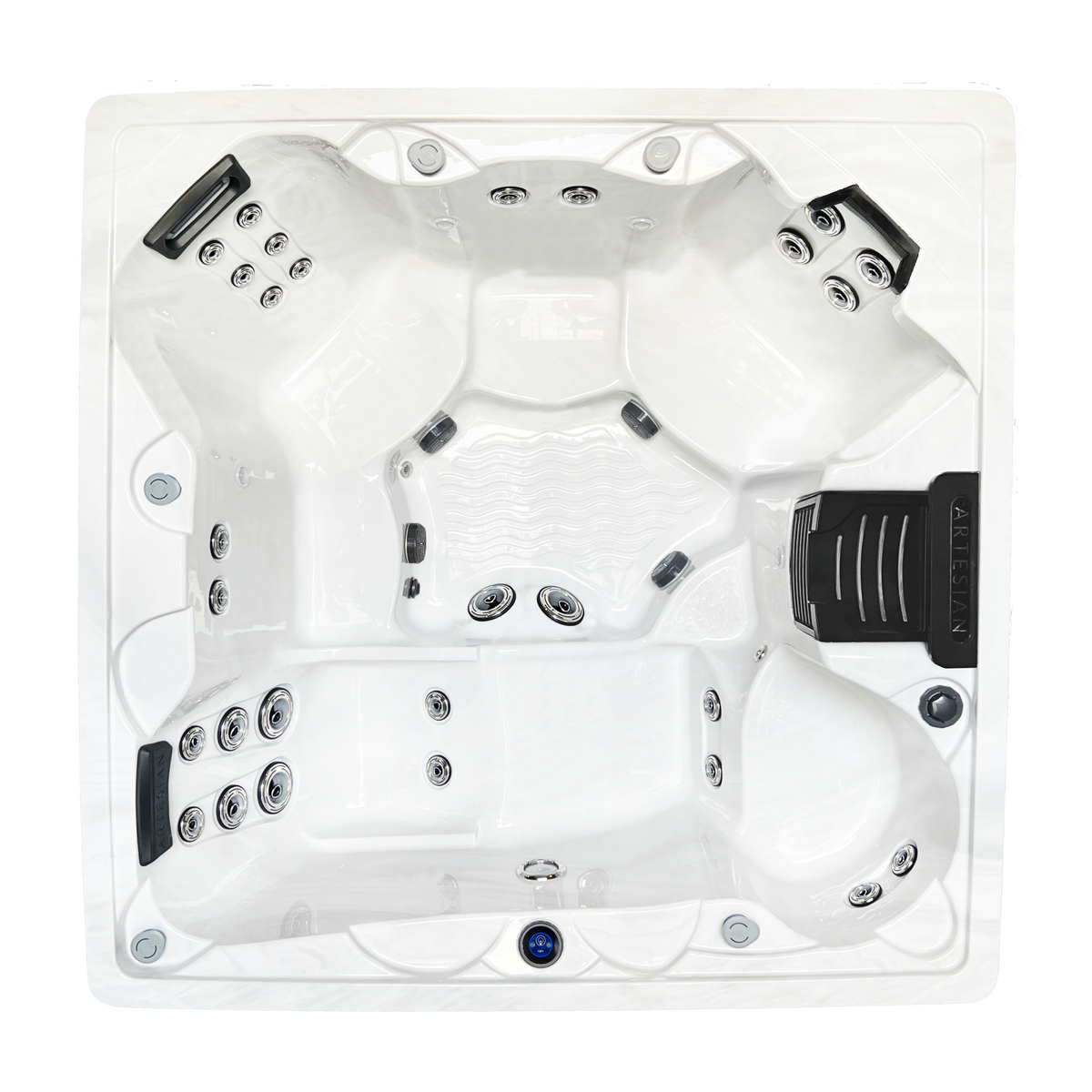 Antigua Essential hot tub - top view
