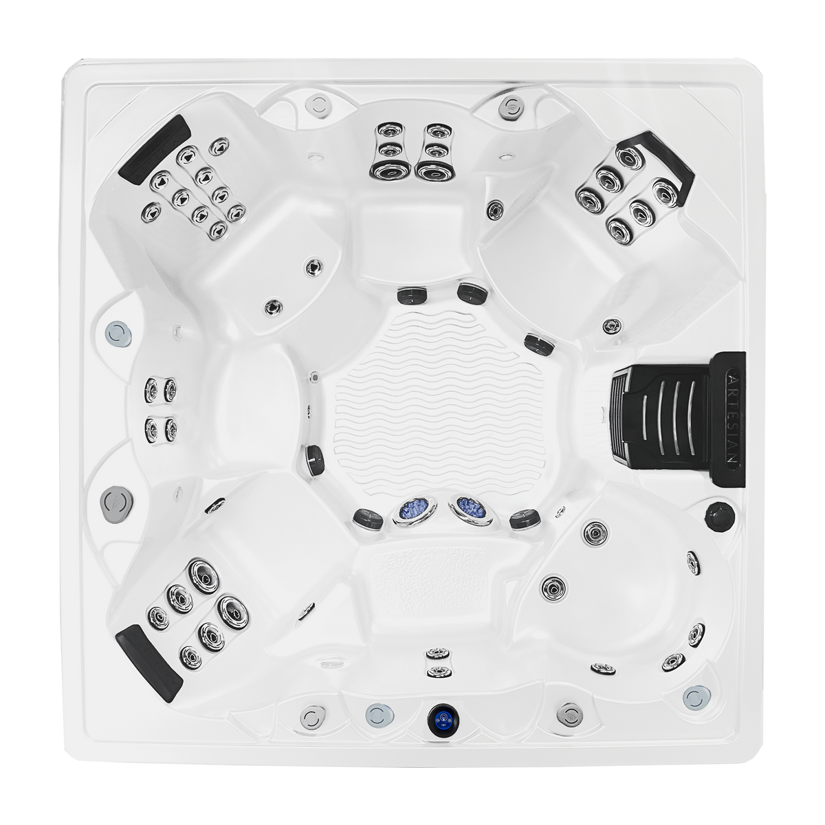 Grand Cayman Luxury hot tub - top view