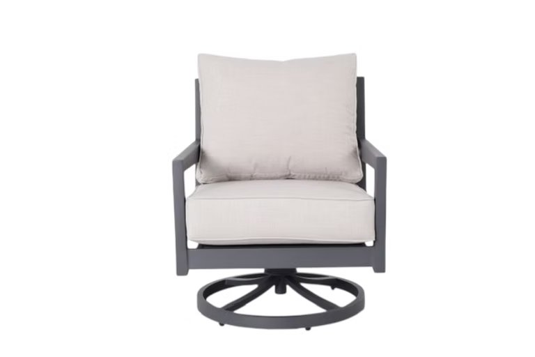 Resort Lifestyles Cabo Club Swivel Grey Frame