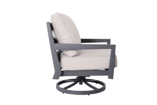 Resort Lifestyles Cabo Club Swivel Grey Frame