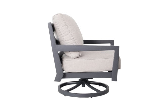 Resort Lifestyles Cabo Club Swivel Grey Frame
