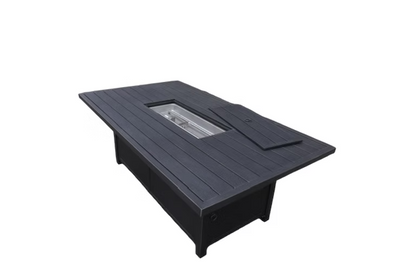 Patio Resort Paris 32” X 61” Rectangle Fire Table NEW GREY