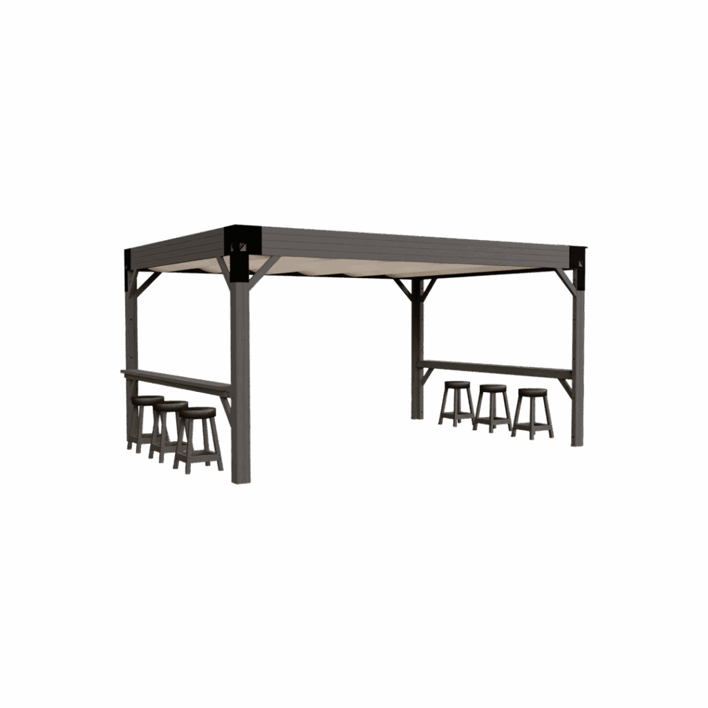 VISSCHER Bar and 3 Stools Kit 11'