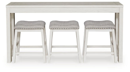 Robbinsdale Counter Height Dining Table and 3 Barstools Set