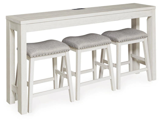 Robbinsdale Counter Height Dining Table and 3 Barstools Set