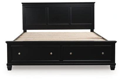 Lanolee Panel Storage Bed