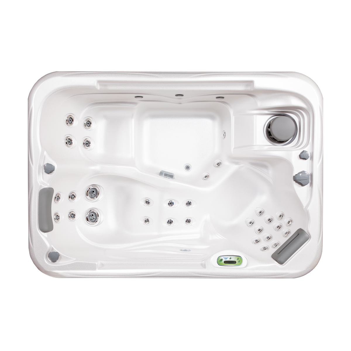 532L Deluxe hot tub - top view