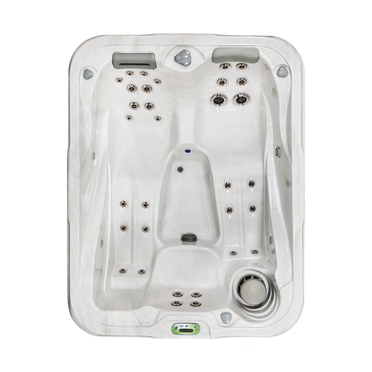 533DL Deluxe hot tub - top view