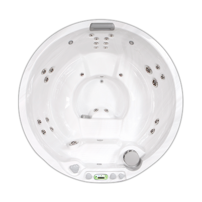 627M Deluxe hot tub - top view