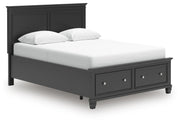 Lanolee Panel Storage Bed