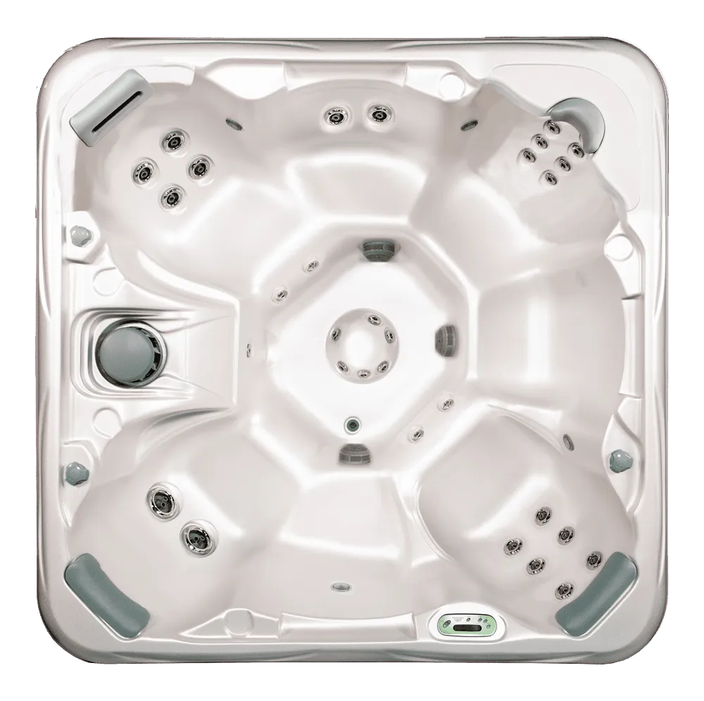 737BE Deluxe hot tub - top view