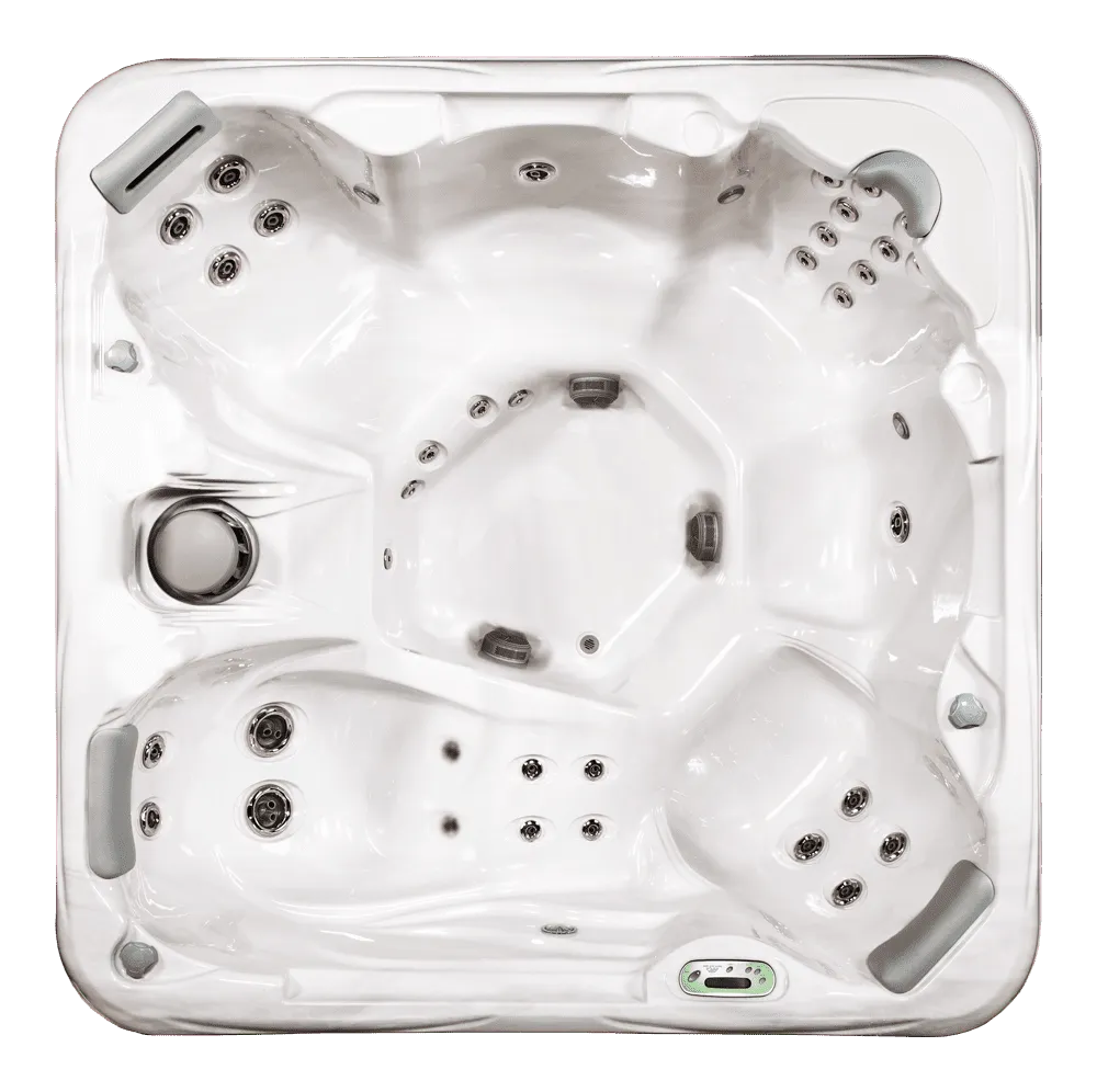 737LE Deluxe hot tub - top view