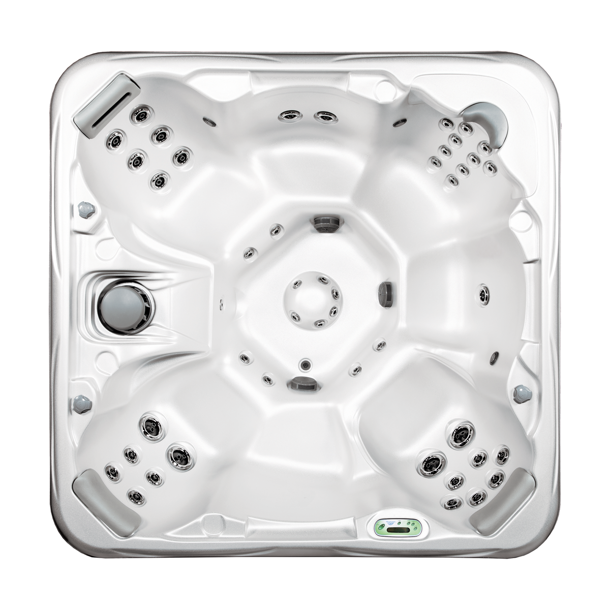 748B Deluxe hot tub - top view