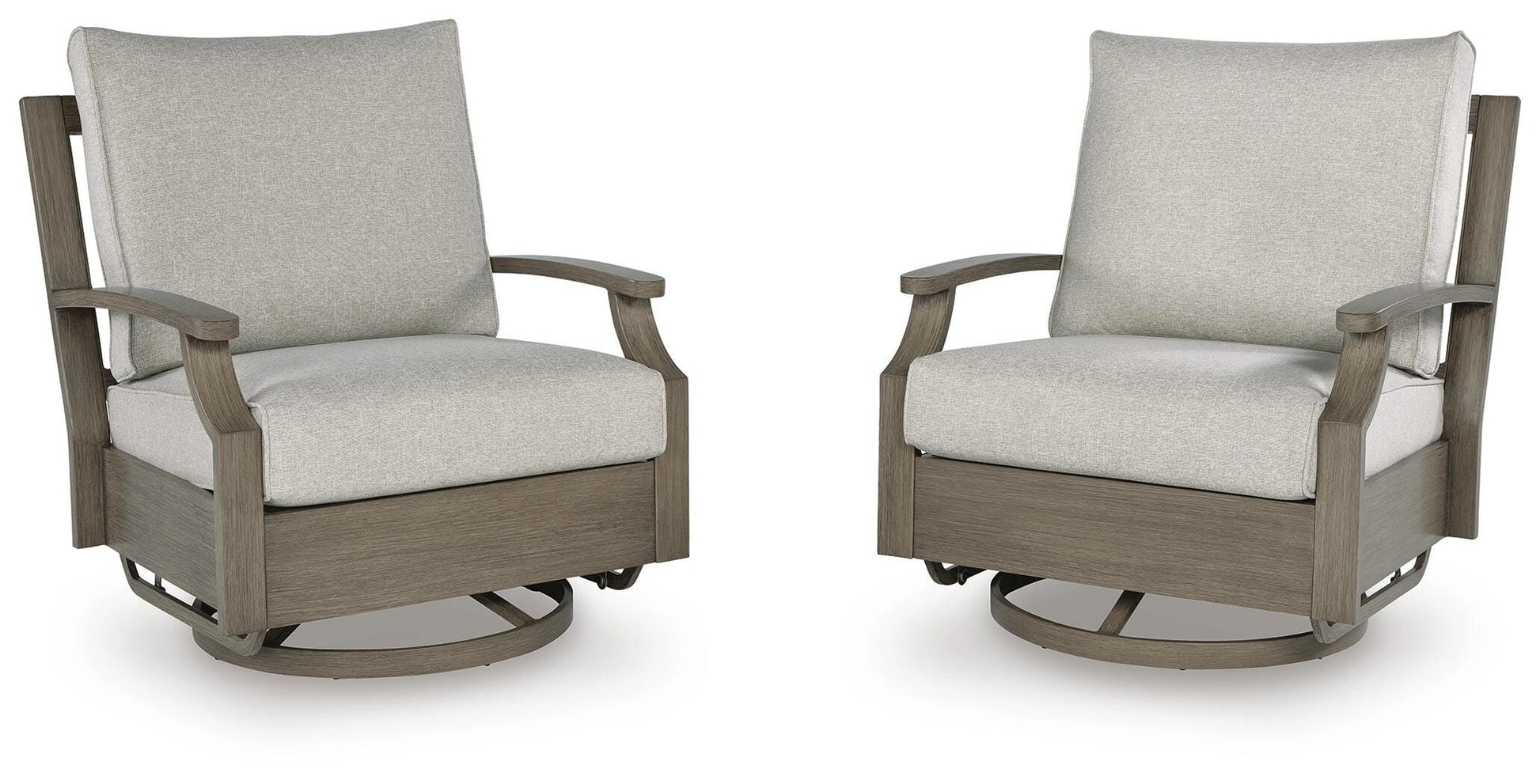 Rainier Ranch Outdoor Swivel Glider Chair with Cushion image