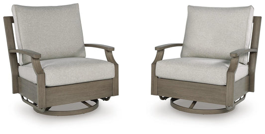 Rainier Ranch Outdoor Swivel Glider Chair with Cushion image