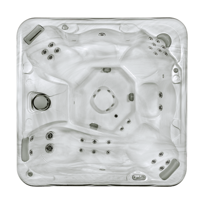840LE Deluxe hot tub - top view