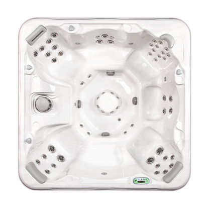 860B Deluxe hot tub - top view