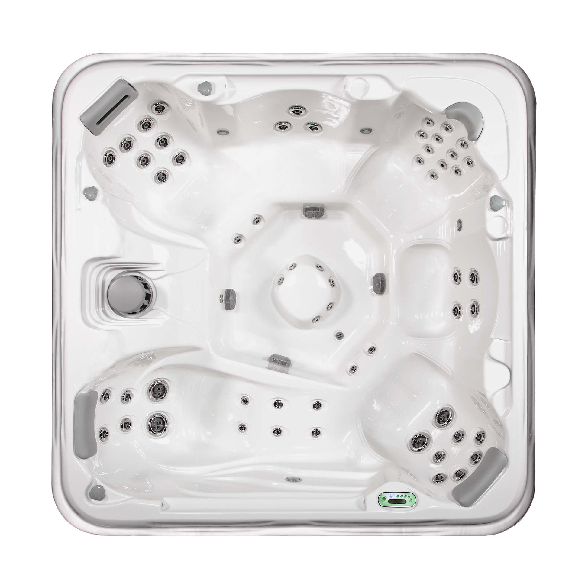 860L Deluxe hot tub - top view