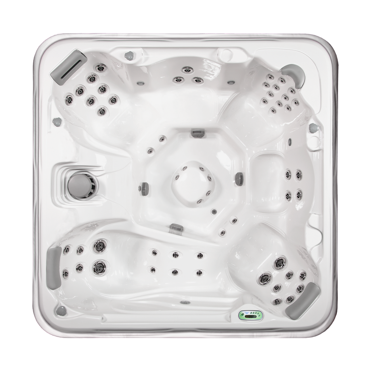 860L Deluxe hot tub - top view