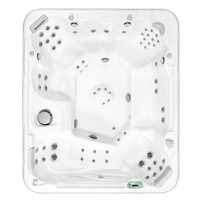 965L Deluxe hot tub - top view