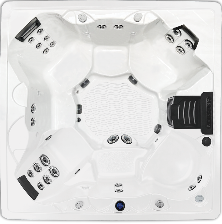 Island Spas Captiva Essential 610688E Storm Cloud/Grey +(Color +, Wifi Plus Waterlab Ready)