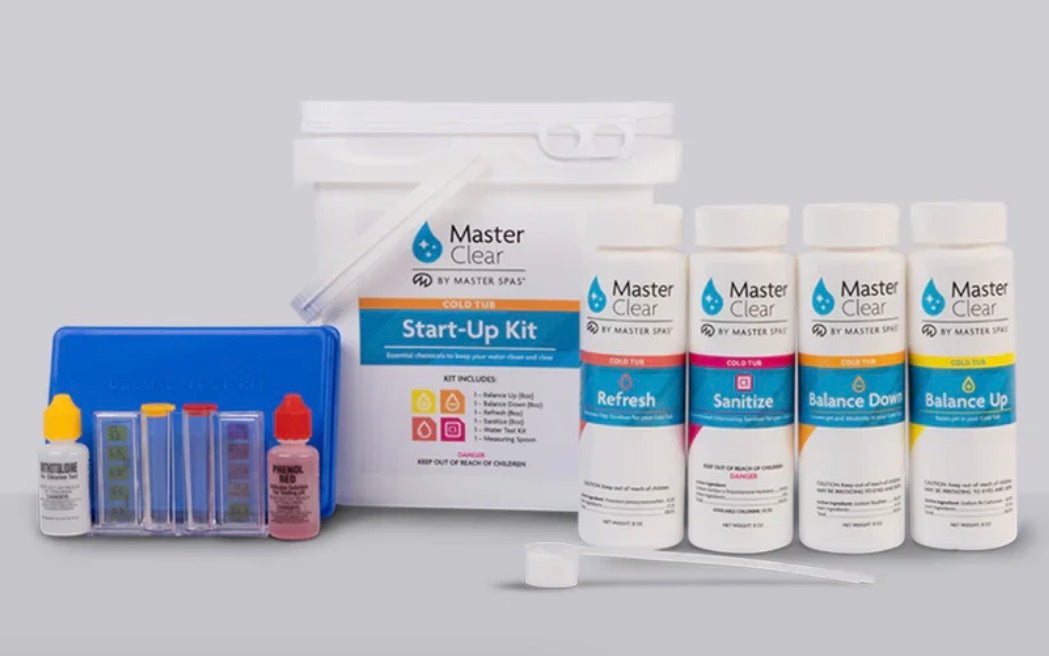Master Clear COLD Tub Chemical Start-Up Kit
