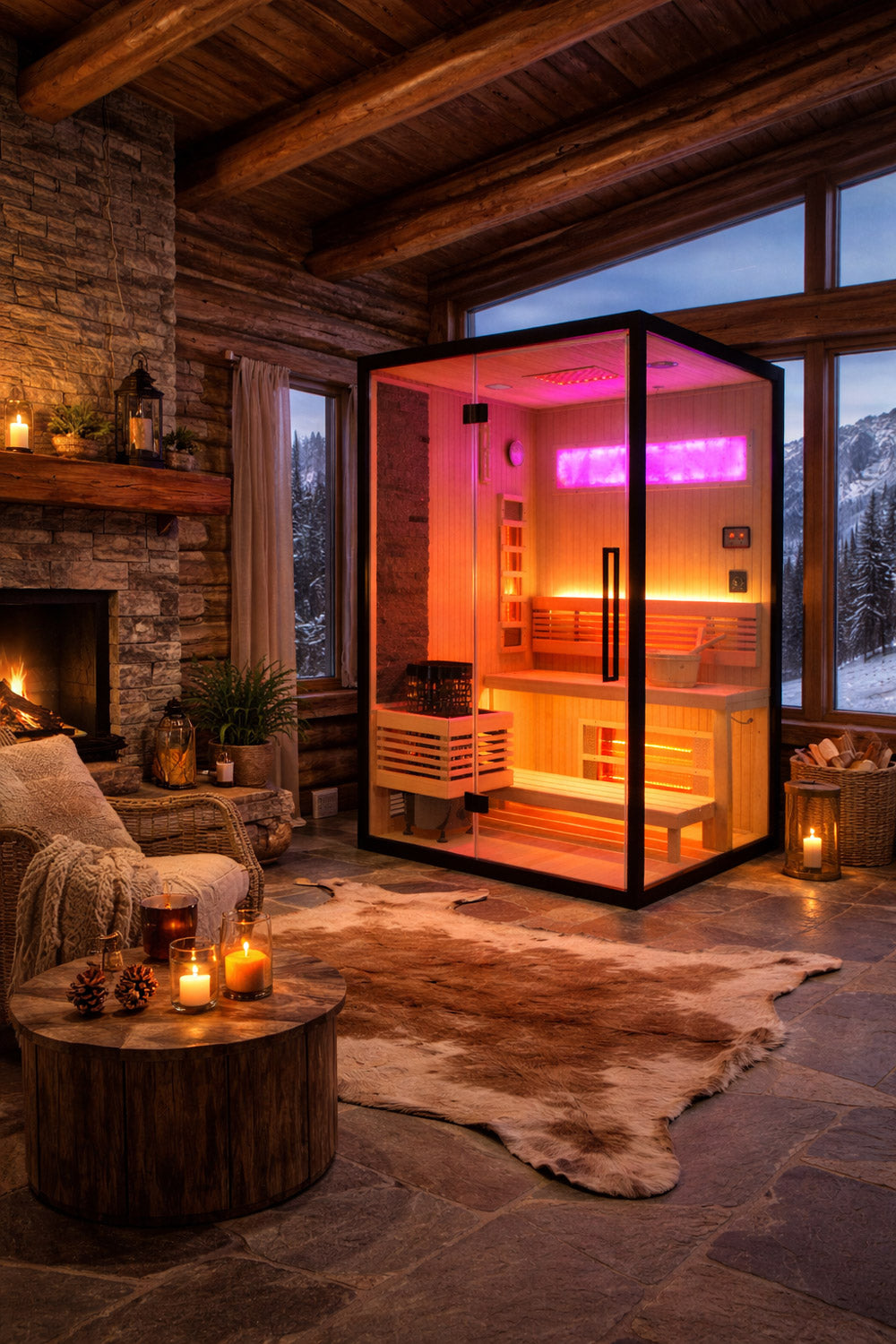 Icelandic Fusion Combo 720 Hybrid Sauna (2-3 Person)