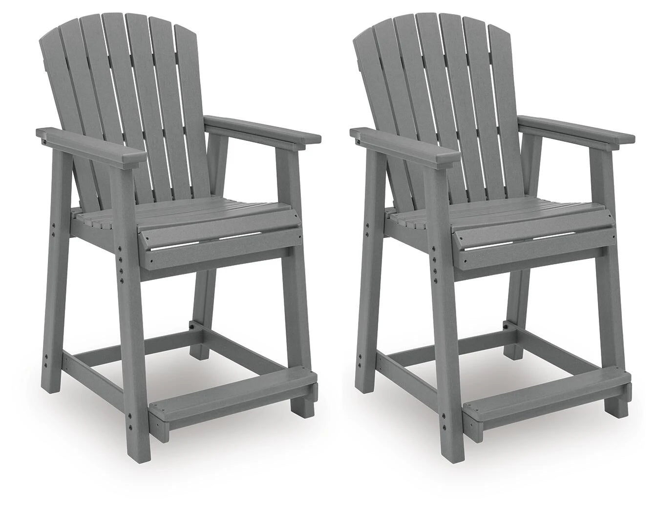 ASHLEY Ross Cove Outdoor Counter Height Bar Stool (Set of 2)