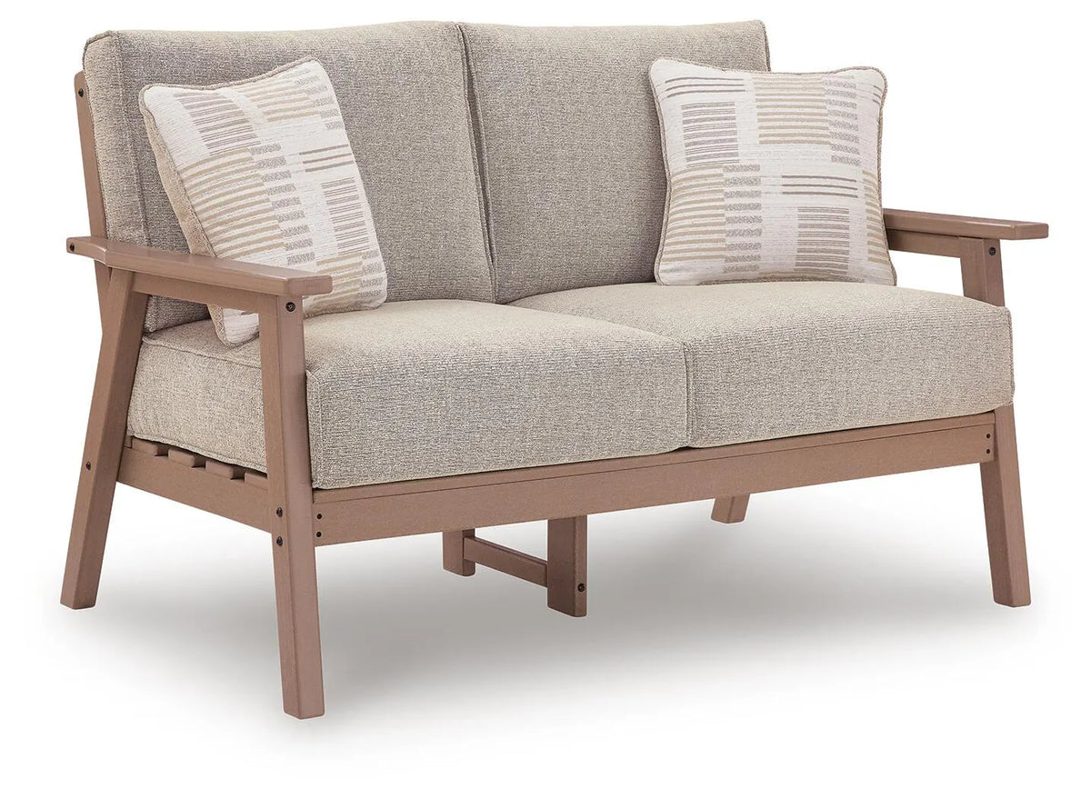ASHLEY Cliffs Beach Outdoor Loveseat with Cushion