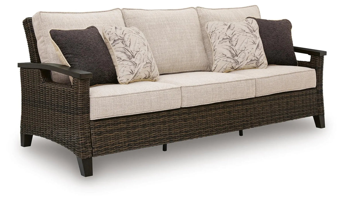 ASHLEY Drakes Beach Outdoor Sofa with Cushion