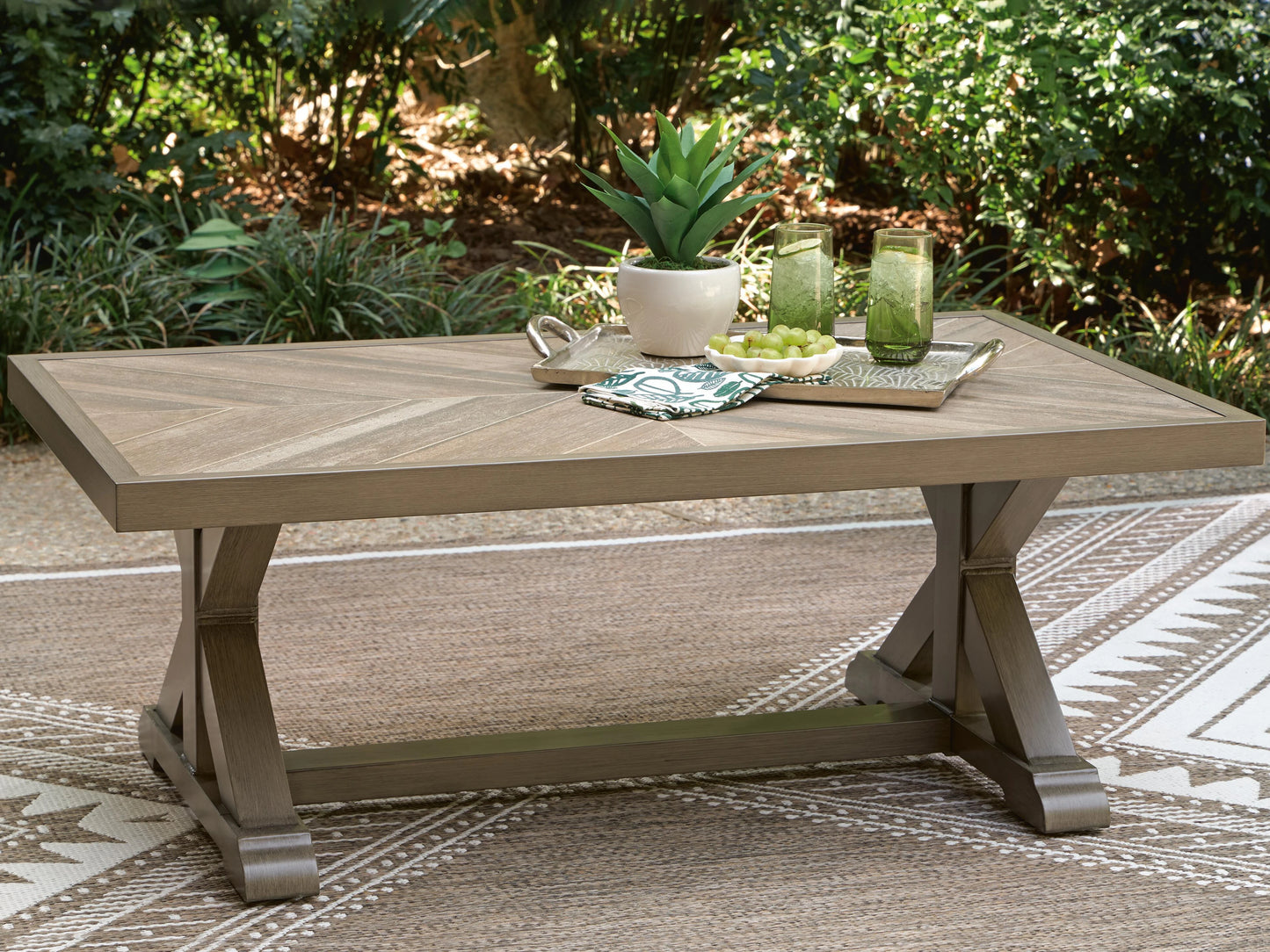 ASHLEY Revare Beach Outdoor Coffee Table