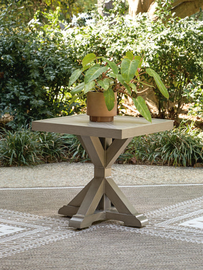ASHLEY Revare Beach Outdoor End Table