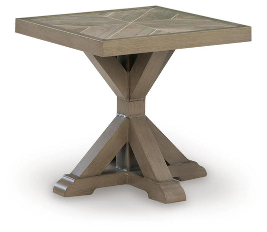 ASHLEY Revare Beach Outdoor End Table