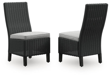 Beachcroft Outdoor Side Chair with Cushion (Set of 2)