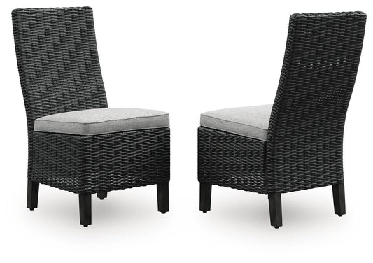 Beachcroft Outdoor Side Chair with Cushion (Set of 2)