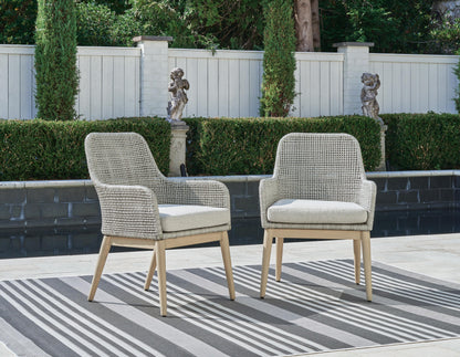 ASHLEY Seton Creek Outdoor Dining Arm Chair (Set of 2)