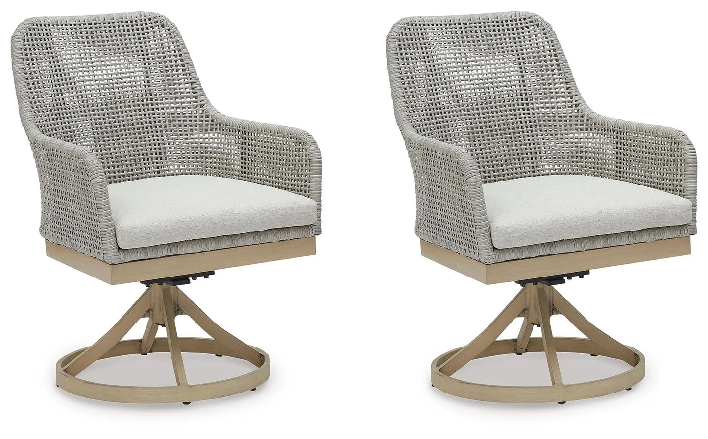 ASHLEY Seton Creek Outdoor Swivel Dining Chair (Set of 2)