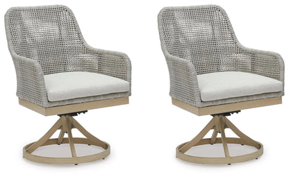 ASHLEY Seton Creek Outdoor Swivel Dining Chair (Set of 2)