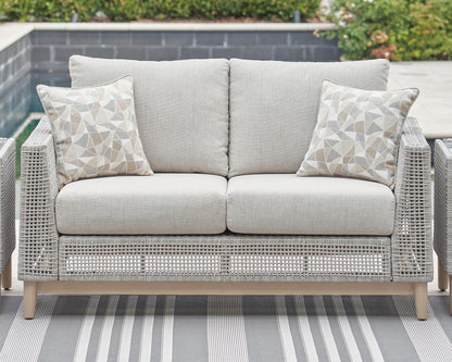 ASHLEY Seton Creek Outdoor Loveseat with Cushion
