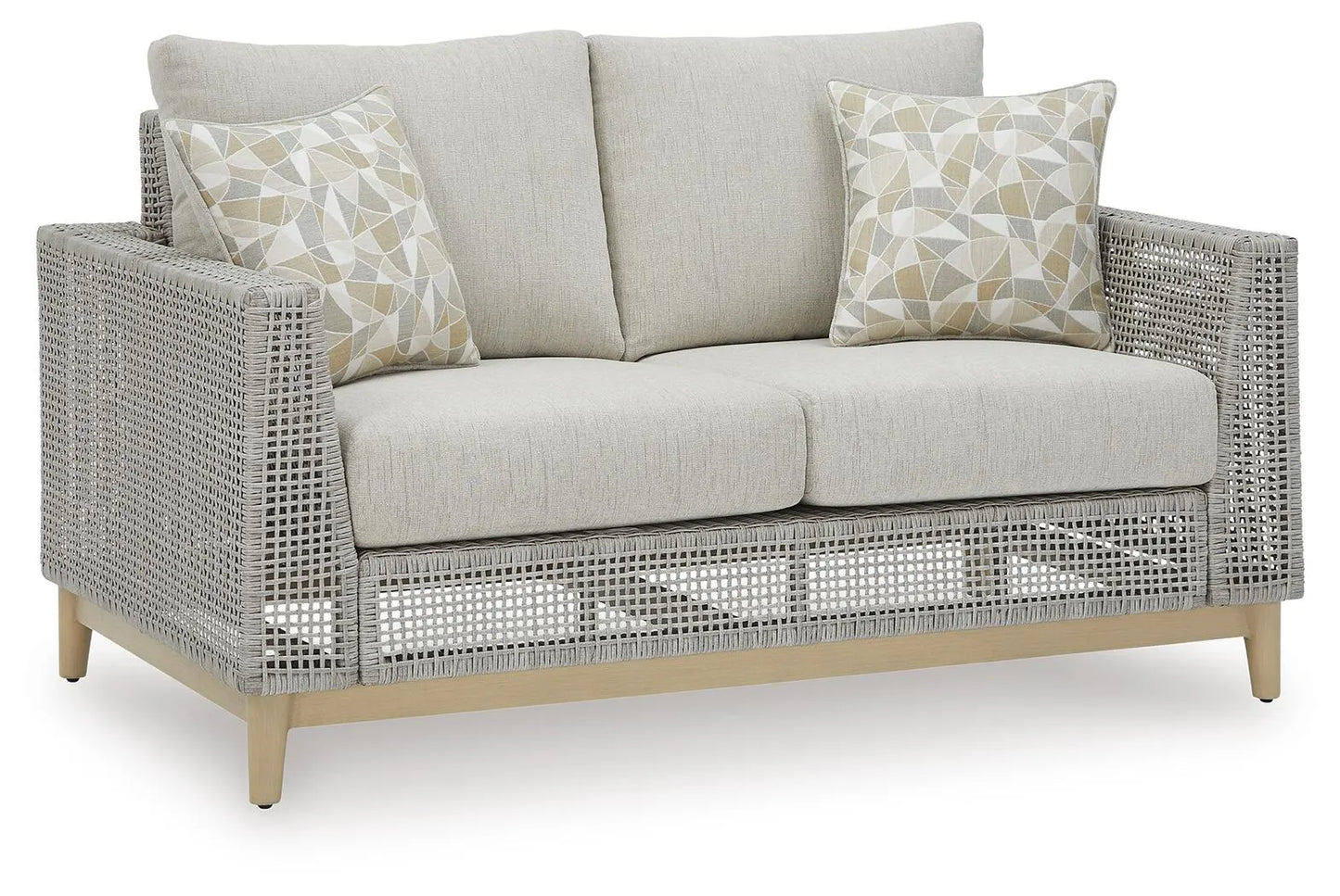 ASHLEY Seton Creek Outdoor Loveseat with Cushion