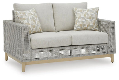 ASHLEY Seton Creek Outdoor Loveseat with Cushion