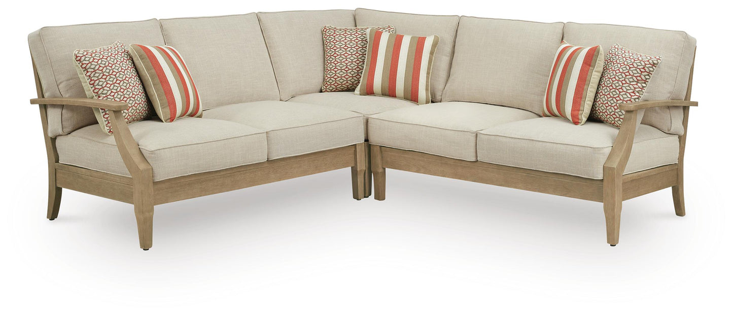 ASHLEY Clare View 3-Piece Outdoor Sectional