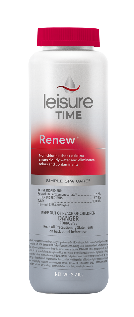 LEISURE TIME Renew for Hot Tubs, 2.2 lbs