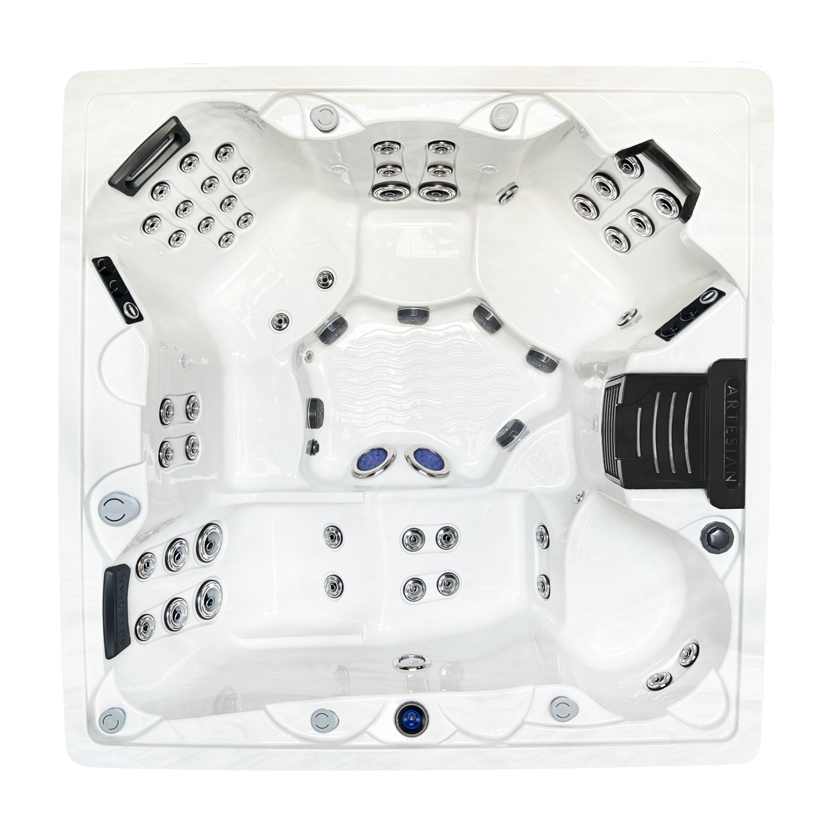 Antigua Elite hot tub - top view
