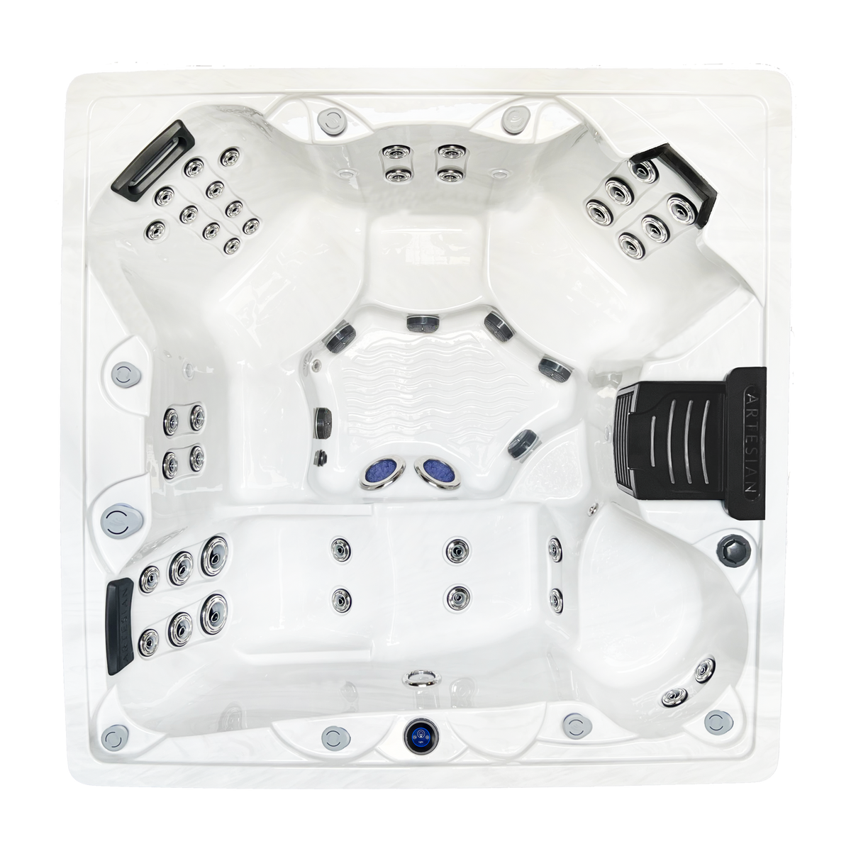 Antigua Luxury hot tub - top view