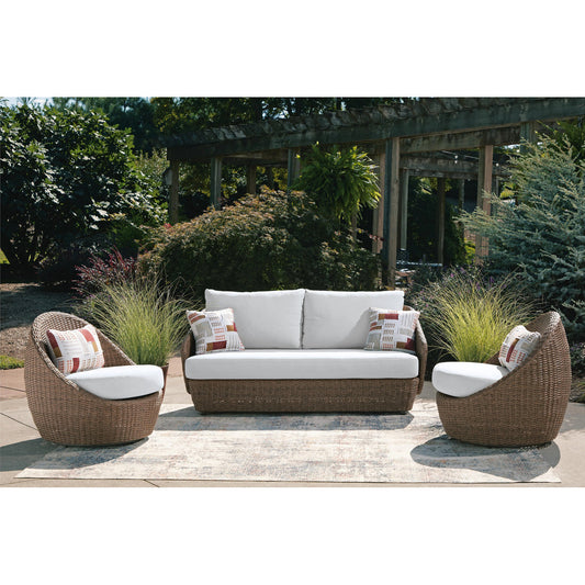 ASHLEY Cardiff Beach 3-Piece Outdoor Conversation Set