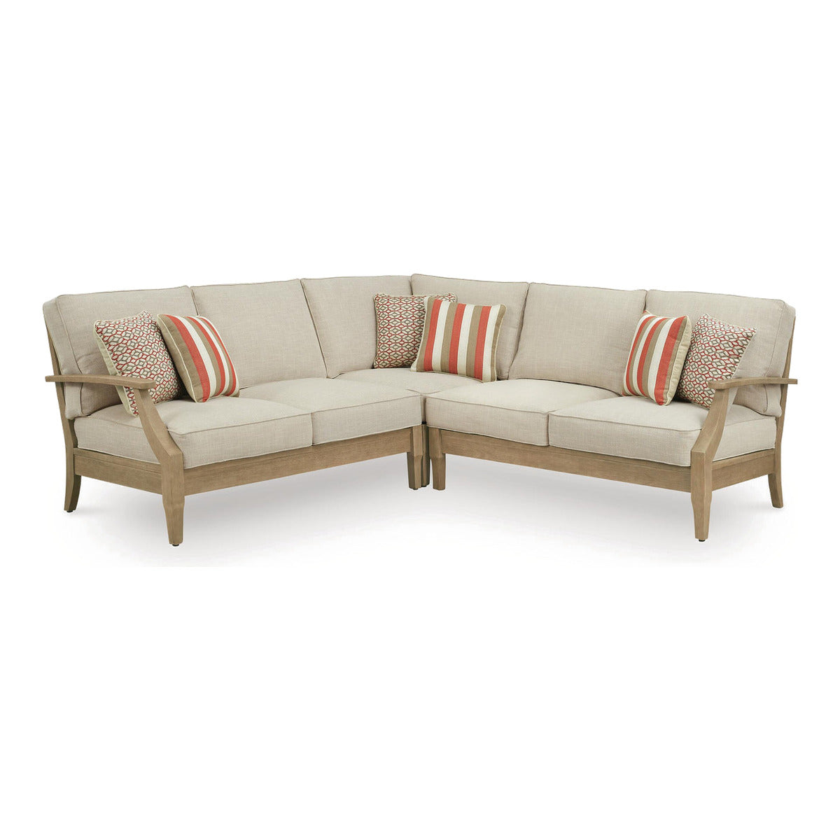 ASHLEY Clare View 3-Piece Outdoor Sectional