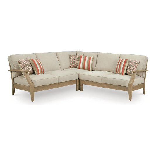ASHLEY Clare View 3-Piece Outdoor Sectional
