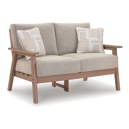 ASHLEY Cliffs Beach Outdoor Loveseat with Cushion