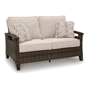 ASHLEY Drakes Beach Outdoor Loveseat with Cushion